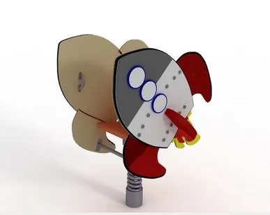 фото ИО 05250 Качалка на пружине Ракета