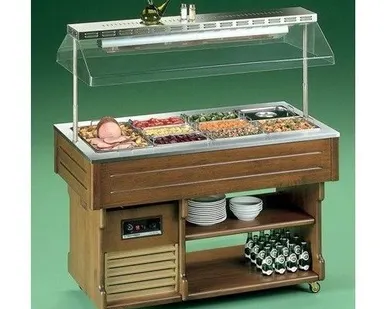фото Стол шведский холодильный TECFRIGO ISOLA 4m RAL 9006
