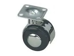 фото Колесо мебельное TECH-KREP Колесная опора Tech-Krep D 50 с площадкой, черно-серая 129976/151208