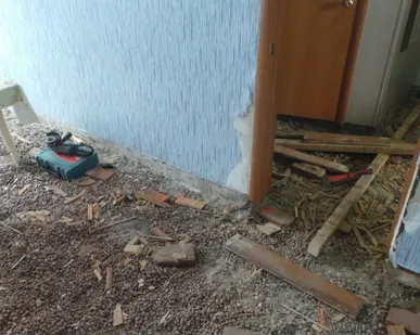 фото Демонтаж полов деревянных,монолитных.
