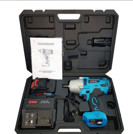 Фото №0 Гайковерт аккумуляторный ударный Toua DBLW180-B