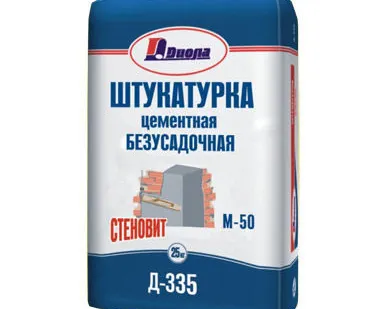 фото Штукатурка цементная  Д-335 (ДИОЛА), 25 кг