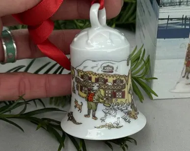 фото Колокольчик рождественский 1992 Hutschenreuther Германия