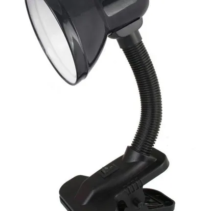 Фото №0 Светильник UF-320P С02 настол. прищепка 230В 60Вт E27 ЛОН черн. Ultraflash 12371