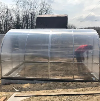 Фото №10 Теплица Сибирская Усиленная 4 метра с поликарбонатом