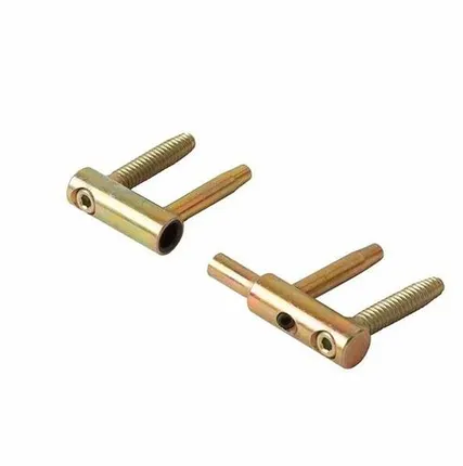 Фото №0 Петля ввертная ELEMENTIS для деревянной двери, 4-штыревая, регулируемая, d14, бихромат