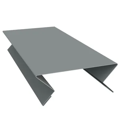 Фото №0 Планка угла внутреннего составная верхняя 0,45 PE с пленкой RAL 7005 мышино-серый