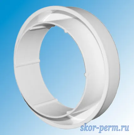 Фото №1 Соединитель центральный D100х125 ПВХ, ERA