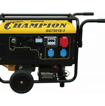 Фото №0 Генератор бензиновый Champion GG7501E-3