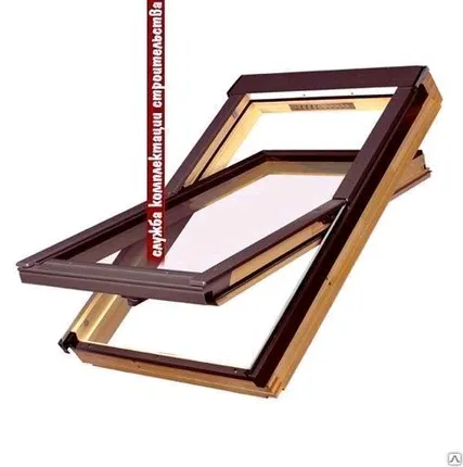 Фото №0 Деревянное окно Fakro FTP-V/Cu U3 78х160 медное