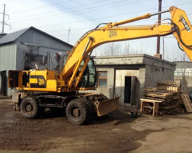 фото Сдам в аренду колёсный экскаватор JCB JS160W, 0.8  куб.