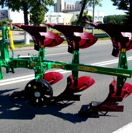 Фото №1 Плуг трехкорпусный навесной оборотный ПНО-3-35 (защита срезной болт)