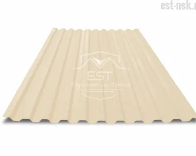 фото Профнастил С-21х1000 Pe 0.4 | RAL 1015 Светлая слоновая кость