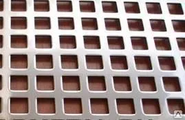 фото Лист перфорированный 1000х2000х1.0 х/к d5х5