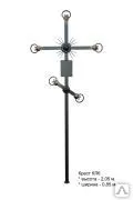 фото Крест кованый для кладбища КЛ6