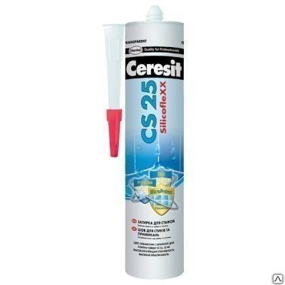 Фото №0 Затирка силиконовая CS 25 белый 280 мл