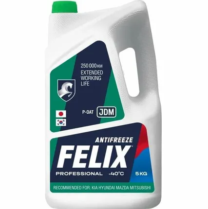 Фото №0 Антифриз Felix зелёный JDN G11 5 кг