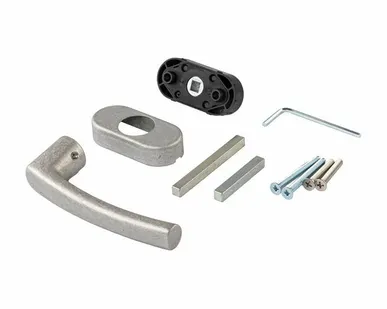 фото Ручка оконная Rotoline, M5x35/M5x50, 90° неокрашенная