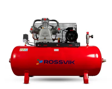 фото Компрессор ROSSVIK СБ4/Ф-270.LB75, 950 л/мин, 10 бар, ресивер 270 л, 380 В/5,5 кВт, красный
