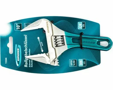 фото Ключ разводной Gross 160 мм,CrV, укороченная ручка 15566