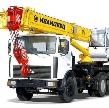 Фото №0 Аренда автокрана Ивановец 25т (21м+7м)