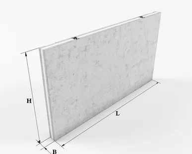 фото Панели цокольные трехслойные.