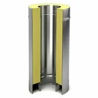 фото СЭНДВИЧ ТРУБА 120/200 мм , нерж 0.5/нерж 0.5 мм , 1 метр