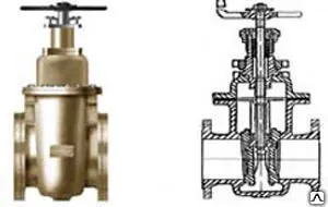 фото Задвижка клинкетная фланцевая двухдисковая 532-01.019 Ру 6 Ду 150