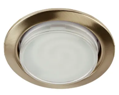 фото Светильник под лампу Gx53 220В 13Вт бронза (80/1680) ЭРА Б0048951