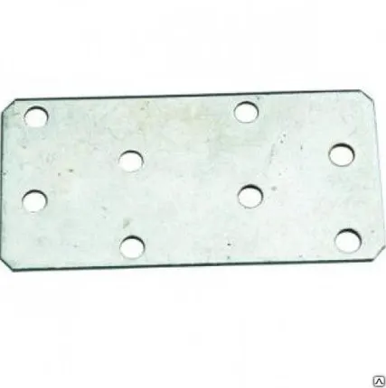 Фото №0 Пластина крепежная 100х35х2 цинк г.Кунгур