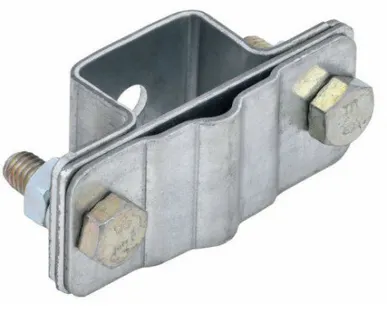 фото Держатель полоса/пруток 25-40мм/6-10мм оцинкованная сталь