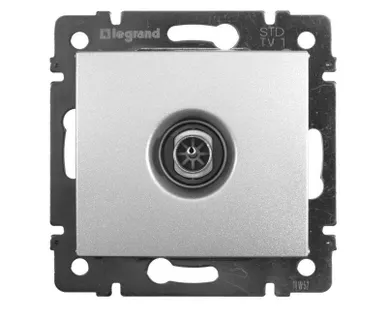 фото Механизм розетки TV СП Valena алюм. Leg 770129