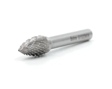 фото Борфреза твердосплавная Bohre сфероконическая с заостренным концом, тип G 10-20-М-06-L65