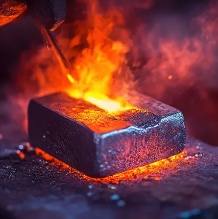 Фото №0 Поковка стальная Квадрат ст.38ХН3МФА 50х135х415 мм