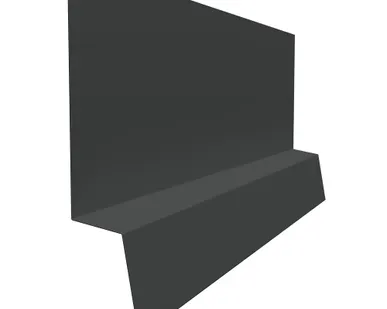 фото Планка начальная фальц 0,5 Satin с пленкой RAL 7016 антрацитово-серый