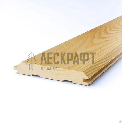 Фото №0 Имитация бруса 20 * 140 * 4000 мм сорт B лиственница МС (1 упак = 4 шт/ 2,2