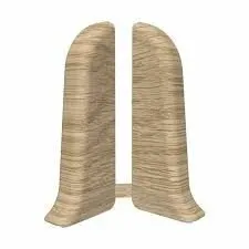 Фото №0 Заглушка лев и прав (1 пара в упаковке) Дуб рустик «Деконика» 85мм