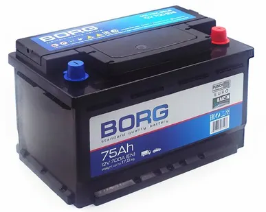 фото Аккумулятор BORG Standard LB 75 Ач о.п. (ТУРЦИЯ)