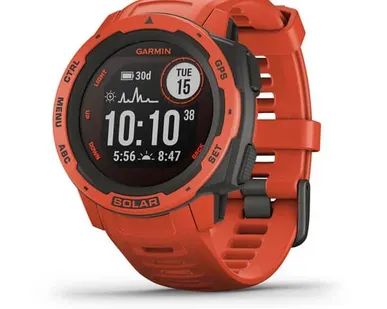фото Часы Garmin Instinct Solar Flame Red