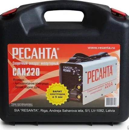 Фото №0 Сварочный аппарат инверторный САИ 220 в кейсе