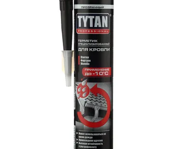 фото Герметик специлизированный кровельный прозрачный Tytan Professional 310мл 93824
