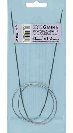Фото №0 круговые MKF-R металл d 1.2 мм 60 см на металл.леске GAMMA