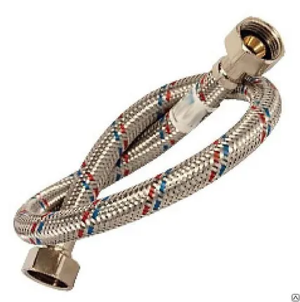 Фото №0 Подводка для смесителя нерж. сталь 60см 2штSALPICA