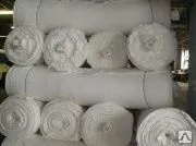 Фото №0 Холстопрошивное полотно СТАНДАРТ белый рулон 1,5м строчка 5мм