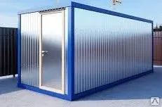 фото Вагончик бытовой 7,0х2,5х2,5 утепление отделка ПВх вагонка, электрика, сану