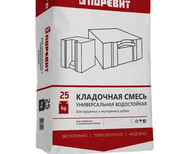 фото Клей для газобетонных и силикатных блоков, летний