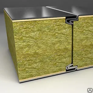 Фото №0 Сэндвич панель Металл Профил Secret Fix 150 ПЭ базальт