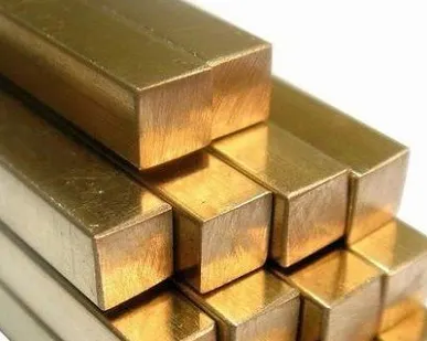 фото Квадрат латунный 10 мм Л63П