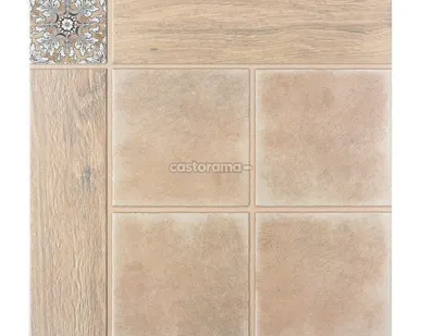 фото Кафель напольный Global Tile Genova бежевый и светло-бежевый 45х45