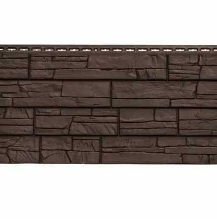 Фото №0 Панель фасадная Grand Line Сланец 418х1110 мм коричневая